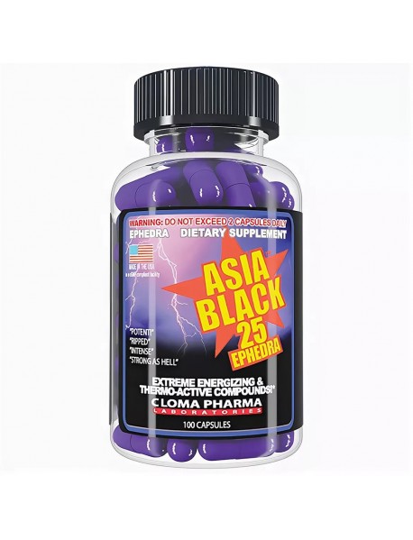 Cloma Pharma Asia Black 25 100капс