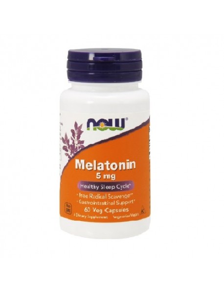 NOW Melatonin 5 мг 60caps