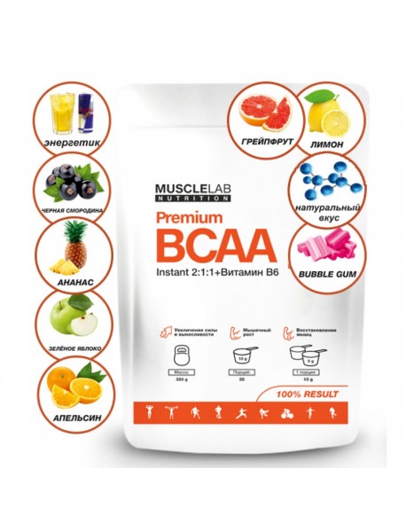 MuscleLab Nutrition  Premium BCAA 350g 