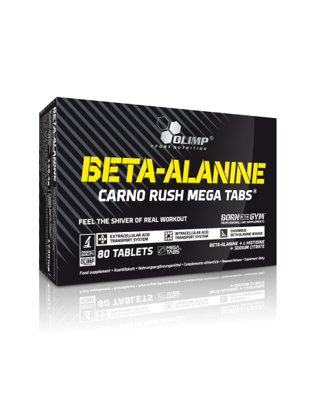 OLIMP Beta-Alanine Carno Rush Mega Tabs (80 таб.)