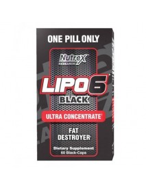 Lipo 6 Black Ultra Concentrate Nutrex 60caps