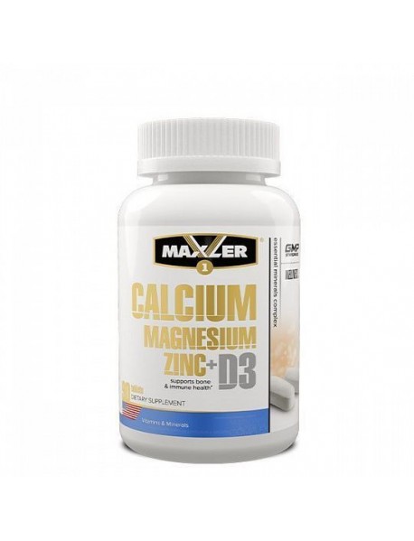 Maxler Calcium Magnesium zinc + D3 90caps
