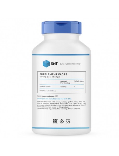 SNT Sunflower Lecithin 170 caps