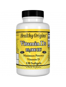 Healthy Origins Vitamin D3 10000IU 120 caps