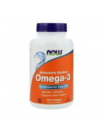 NOW Omega 3 - 200 капс.