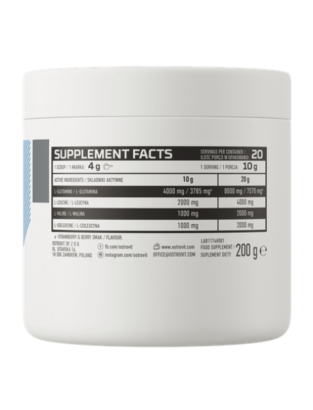 OstroVit BCAA + Glutamine 200 g